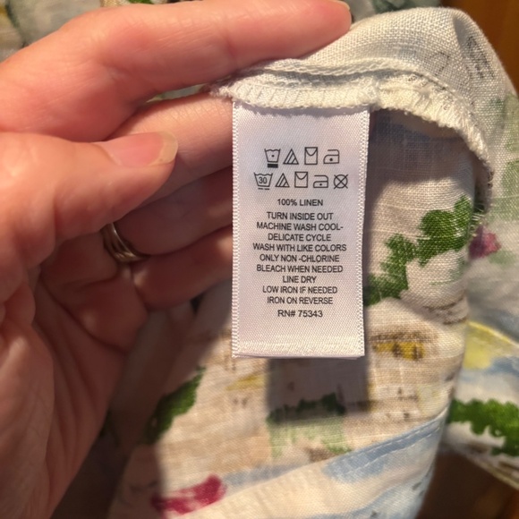 Cynthia Rowley Sleeveless Linen Amalfi Coast Dress Small - Picture 5 of 5